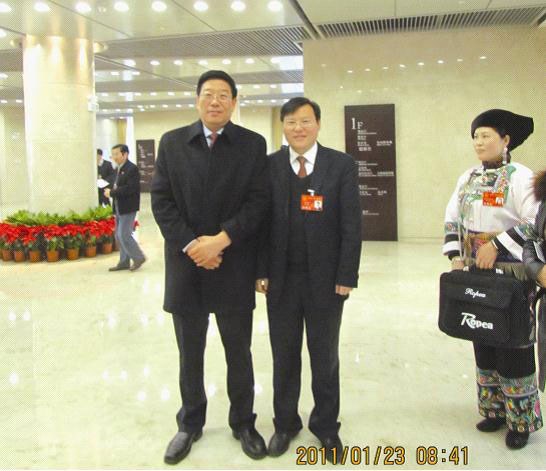 湖南省人民政府省長徐守盛與董事長王五星合影！